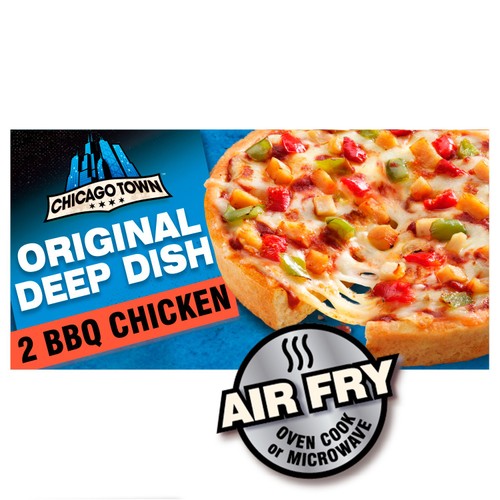 Chicago Town Deep Dish BBQ Chicken Pizza 