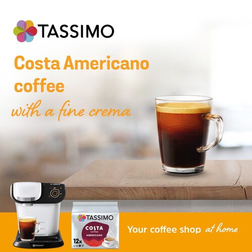 Tassimo Costa Americano Coffee Pods x12