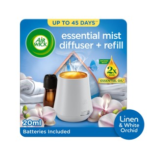 Airwick Essential Mist Kit Linen & Petals