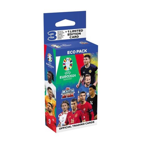 Official Euro Match Attax 2024 Eco Pack Football Cards