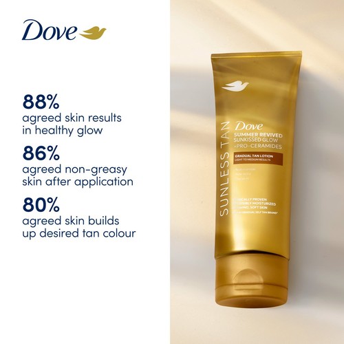 Dove Summer Revive Sunless Tan Light To Medium 200Ml