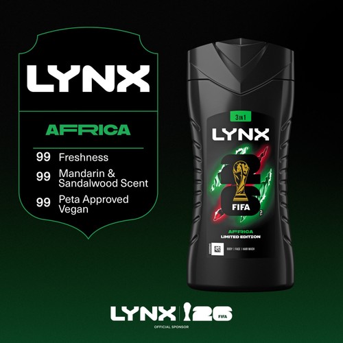 Lynx Africa Shower Gel 225ml
