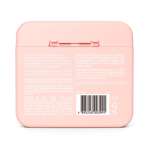 Monday Haircare Hair Mask Anti-Frizz 250ml