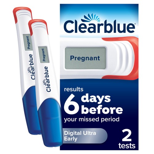 Clearblue Digital Ultra Early Detection Pregnancy Test, 2 Tests