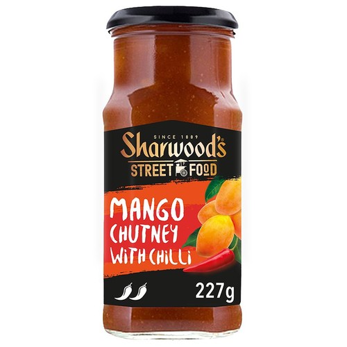 Sharwood's Street Food Mango Chutney With Chilli   227g