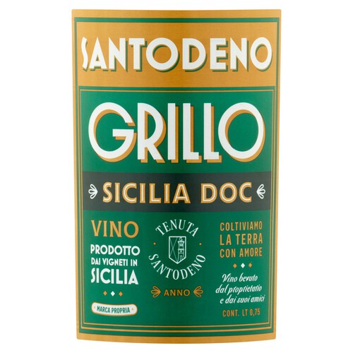 Santodeno Grillo Sicilia Doc