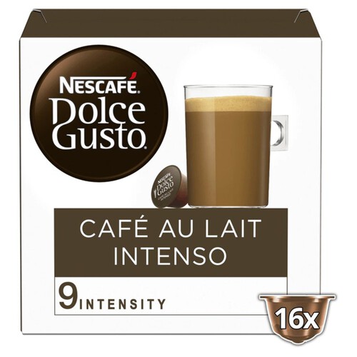 Nescafe Dolce Gusto Cafe Au Lait Intenso Coffee Pods x 16