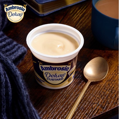 Ambrosia Deluxe Madagascan Vanilla Custard Dessert Snack Pots 2 x 120g