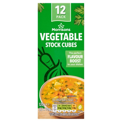 Morrisons vegetable stock cubes