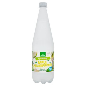 Morrisons Sparkling Apple & Elderflower No Added Sugar Spring Water