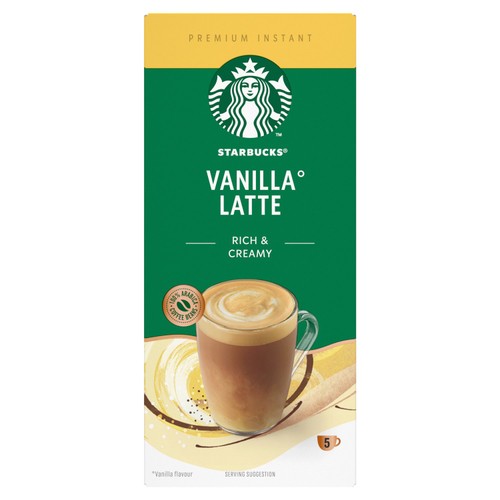 Starbucks Frothy Vanilla Latte 