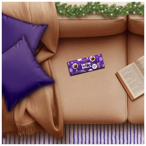 Cadbury Dairy Milk Mini Snowballs Chocolate Bar 110g