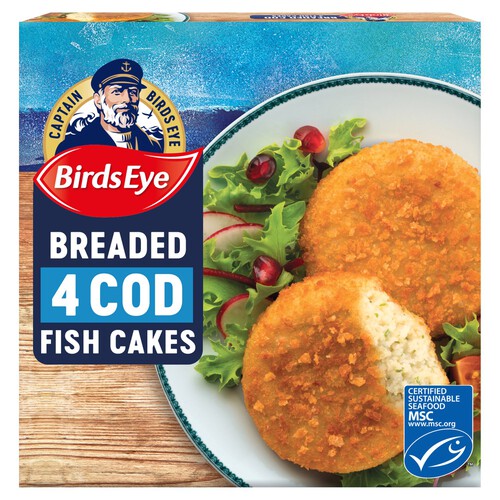 Birds Eye Breaded Cod Fish Cakes