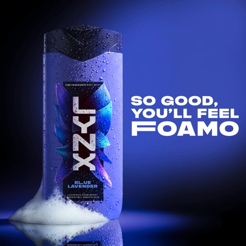 Lynx Shower Gel Blue Lavender   400ml