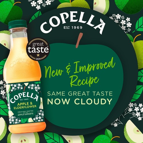 Copella Apple & Elderflower Fruit Juice 900ml