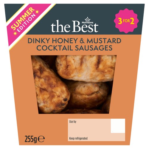 Morrisons the best dinky honey mustard pork cocktail sausages
