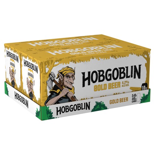 Hobgoblin Gold Ale Beer Cans 10x440ml