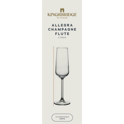 Kingsbridge Kitchen Allegra Champagne Flute 2 Pack