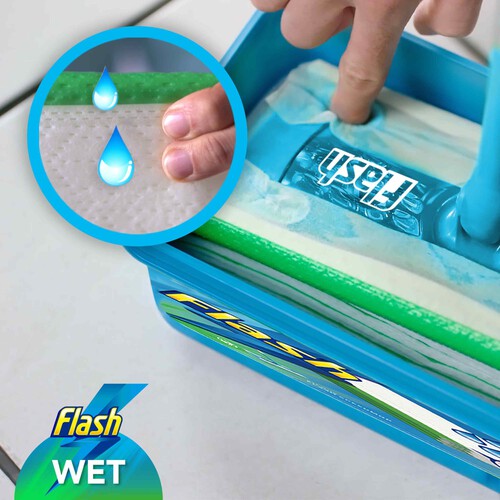 Flash Anti-Bac Speed Mop Wet Cloths Lemon