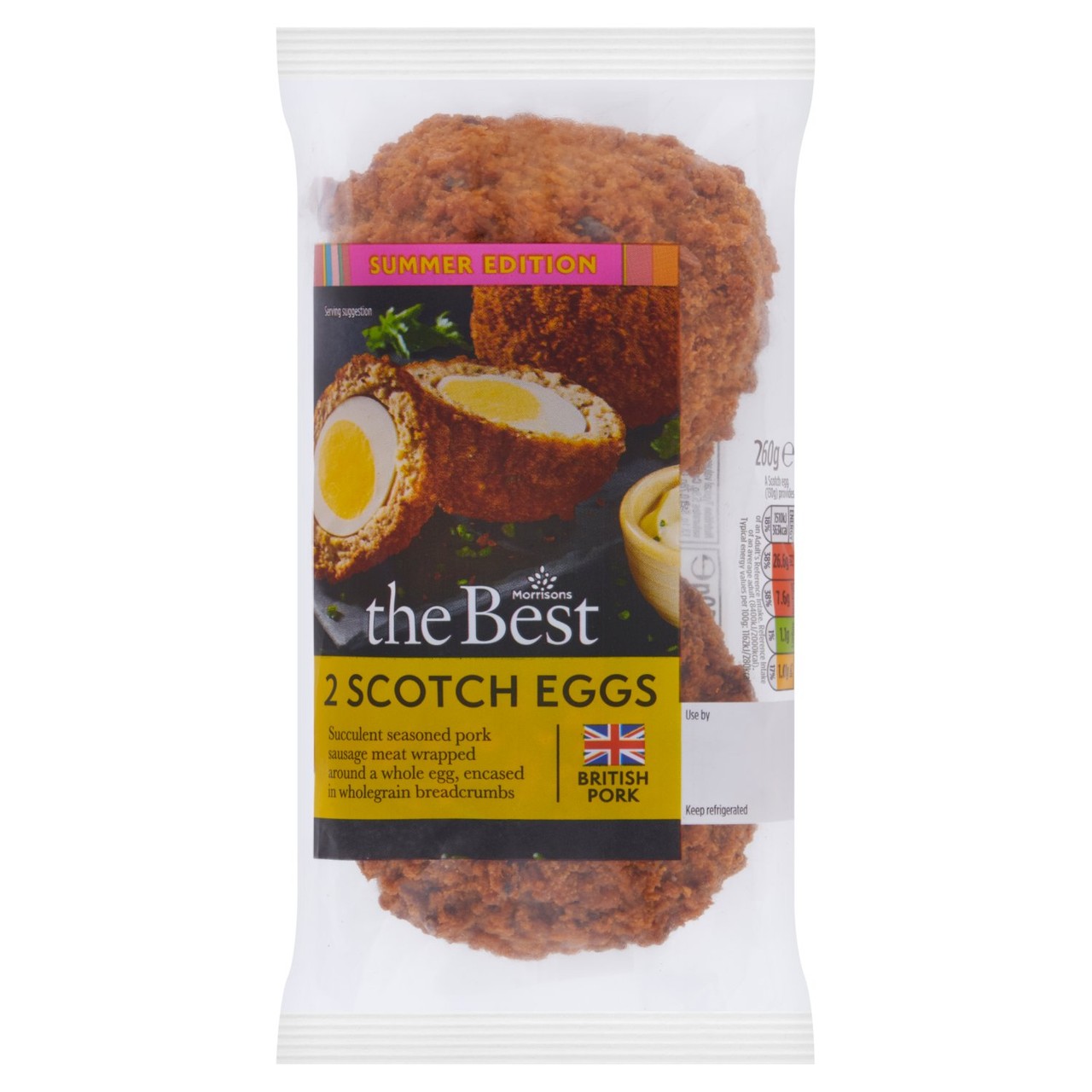Morrisons The Best 2 Scotch Eggs 260g