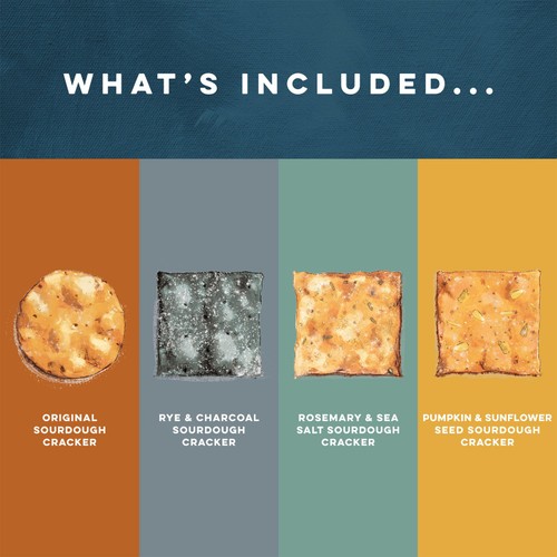 Peter's Yard Sourdough Cracker Selection Tin 250g