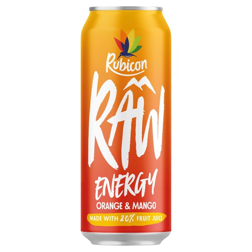 Rubicon RAW Orange & Mango Energy Drink