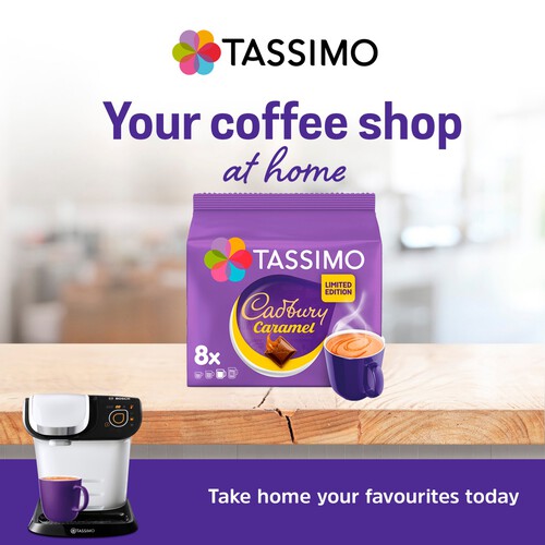 Tassimo Cadbury Caramel Hot Chocolate Pods x8