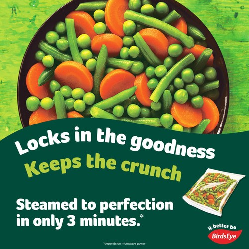 Birds Eye Steamfresh 4 Garden Mix Steam Bags 540g
