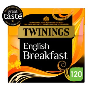 Twinings English Breakfast Tea Bags Extra Large Pack 120
