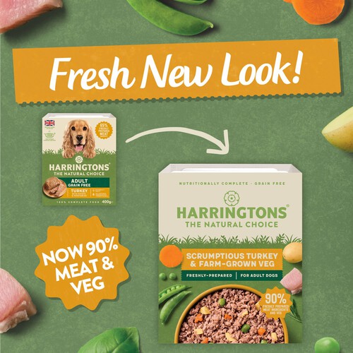 Harringtons Turkey with Potato & Vegetables Wet Dog Food Tray 