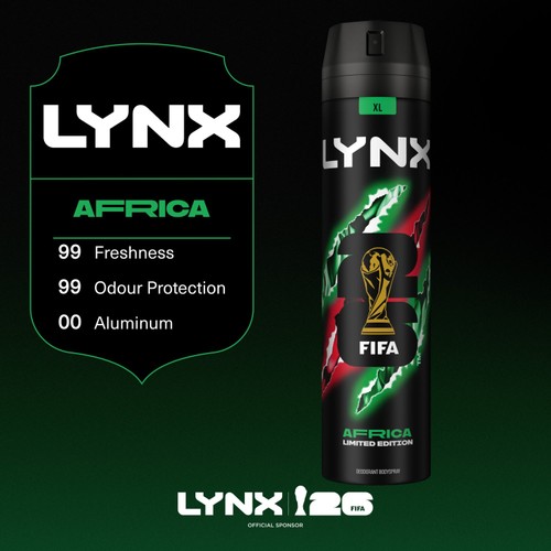 Lynx Africa Body Spray Deodorant 250ml