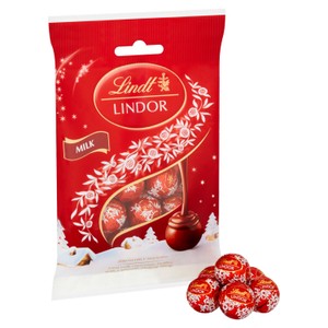 Lindor Christmas Milk Chocolate Mini Truffles Bag 80g