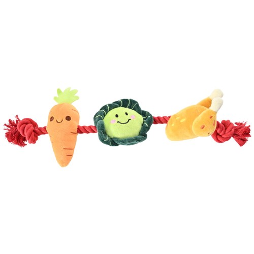 Morrisons Christmutt Dinner Dog Rope Toy
