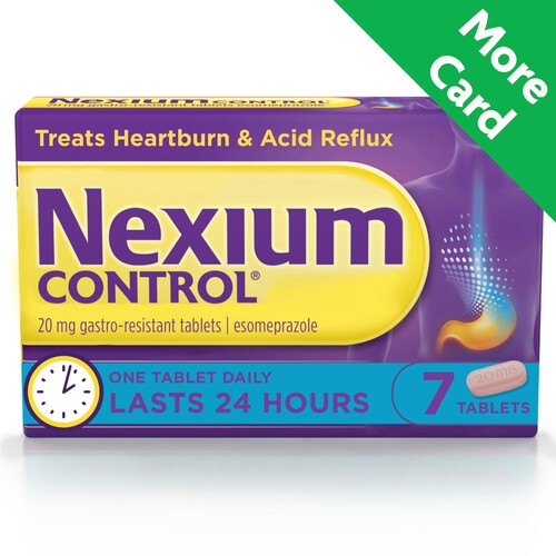 Nexium Control Heartburn Relief Indigestion & Acid Reflux Tablets