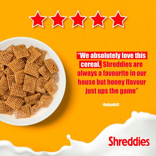 Nestle Shreddies Honey Cereal 460g