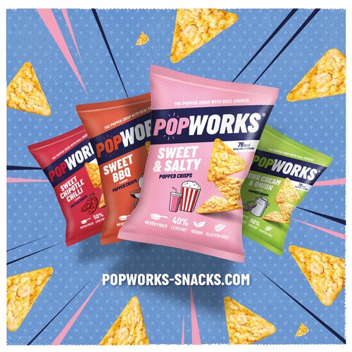 Popworks Sweet & Salty Popped Crisps 