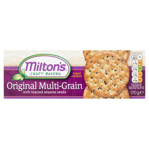 Milton's Craft Bakers Original Multi-Grain Baked Crackers