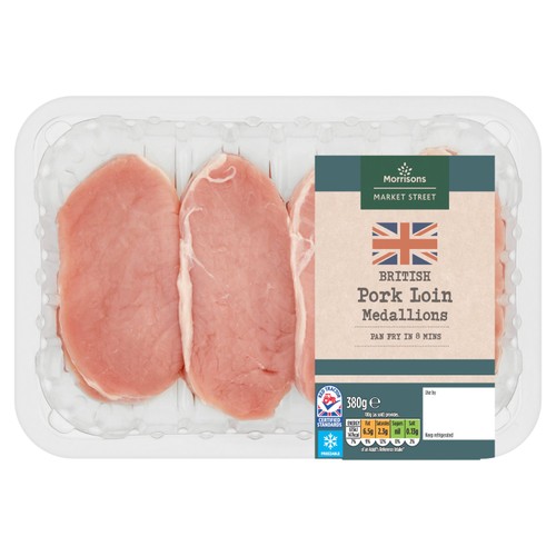 Morrisons British Pork Loin Medallions 380g