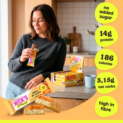 Nick's Dulce De Lece Protein Bar 50g