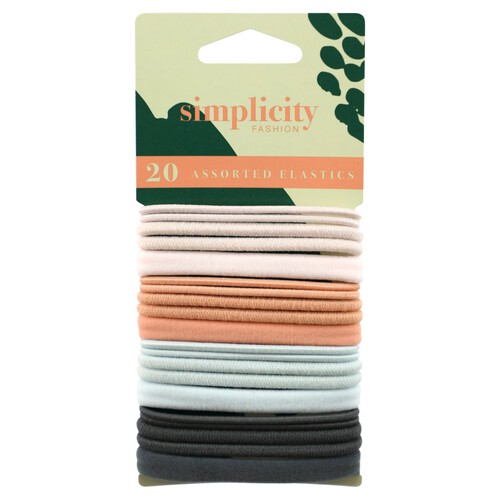 Simplicity Mixed Soft Ponytailers