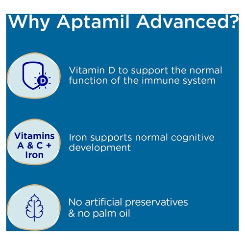 Aptamil Advanced 3 Toddler Milk Formula Powder 1-3 Years