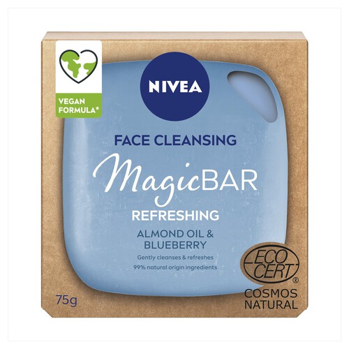 NIVEA Magic Bar Almond Oil & Blueberry Face Cleansing Bar 