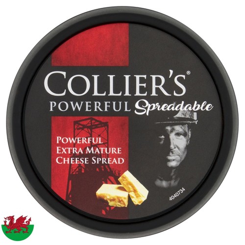 Colliers Powerful Extra Mature Welsh Spreadable Cheese 125g