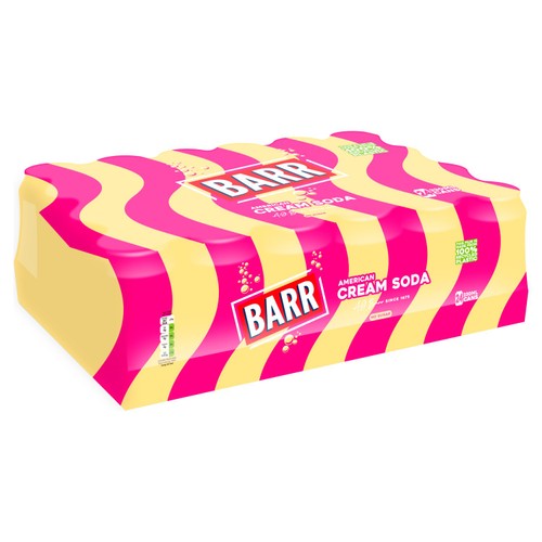 Barr American Cream Soda Cans