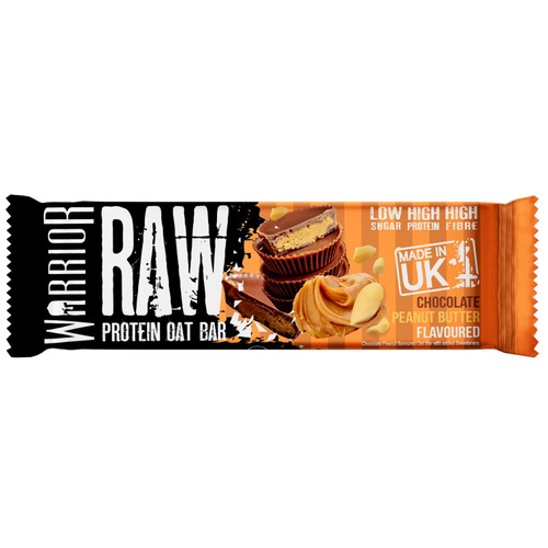 Warrior Raw Protein Flapjack Chocolate Peanut Butter 