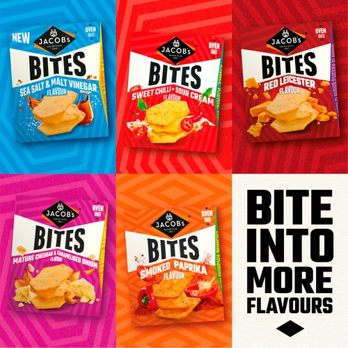 Jacob's Bites Smoked Paprika Crackers 