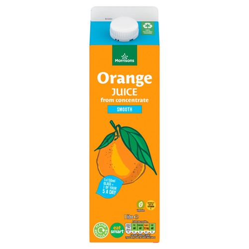 Morrisons Orange Juice from Concentrate 1L
