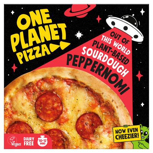 One Planet Pizza Plant-Based Sourdough Peppernomi 310g