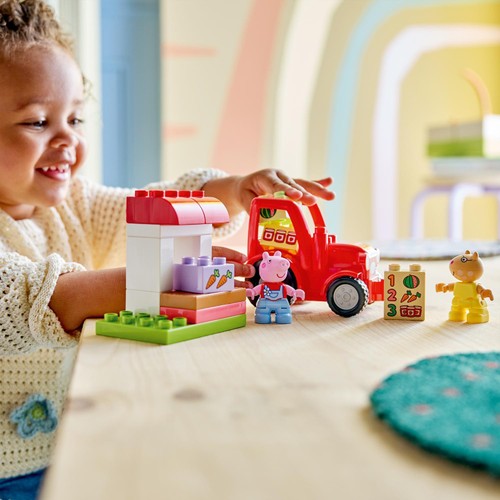 Lego Tractor And Market Duplo Peppa Pig 10468