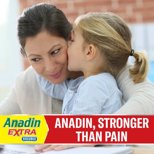 Anadin Extra Soluble Pain Relief Asprin Paracetamol Tablets